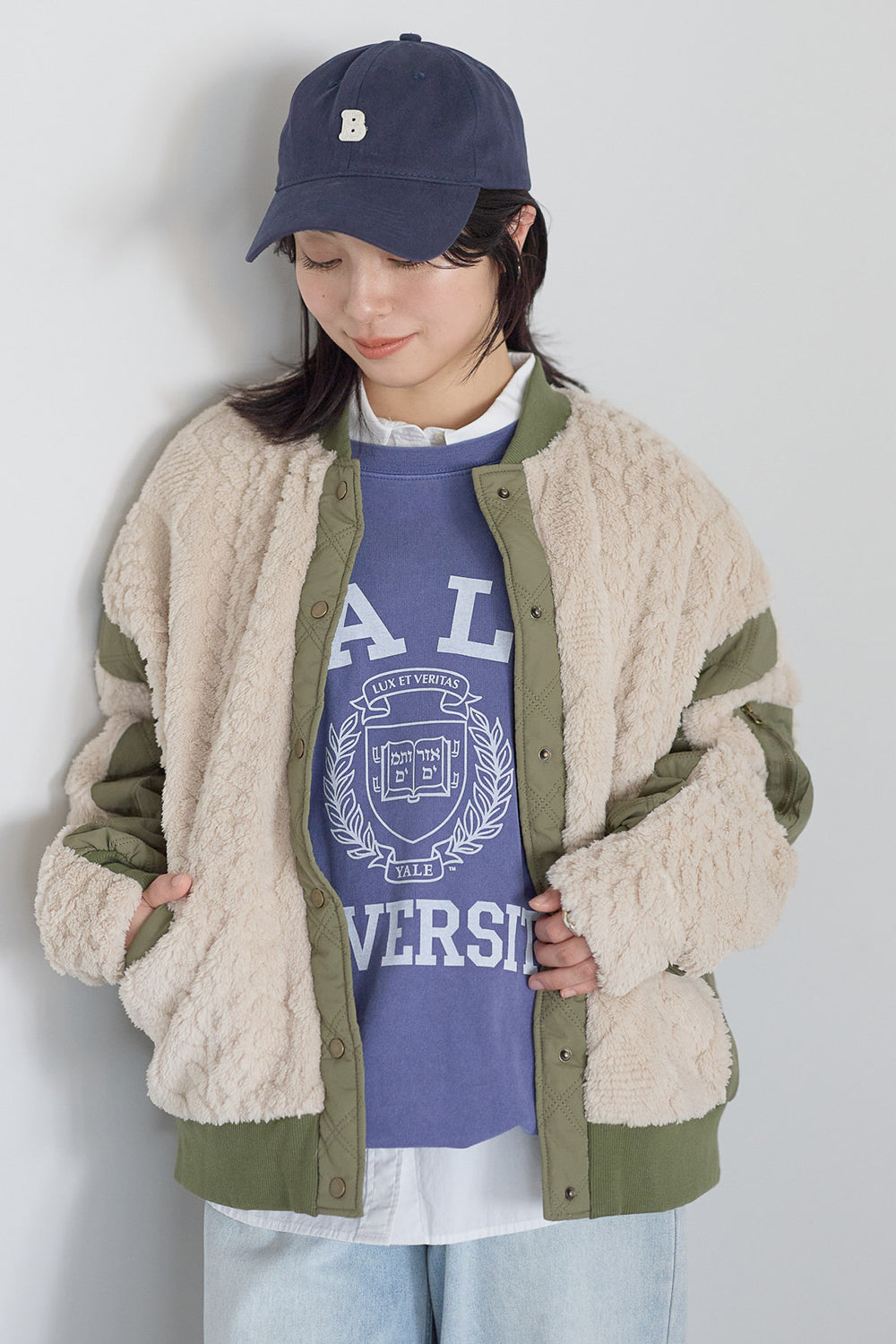 ≪SALE≫Boa & Quilted MA1 Blouson