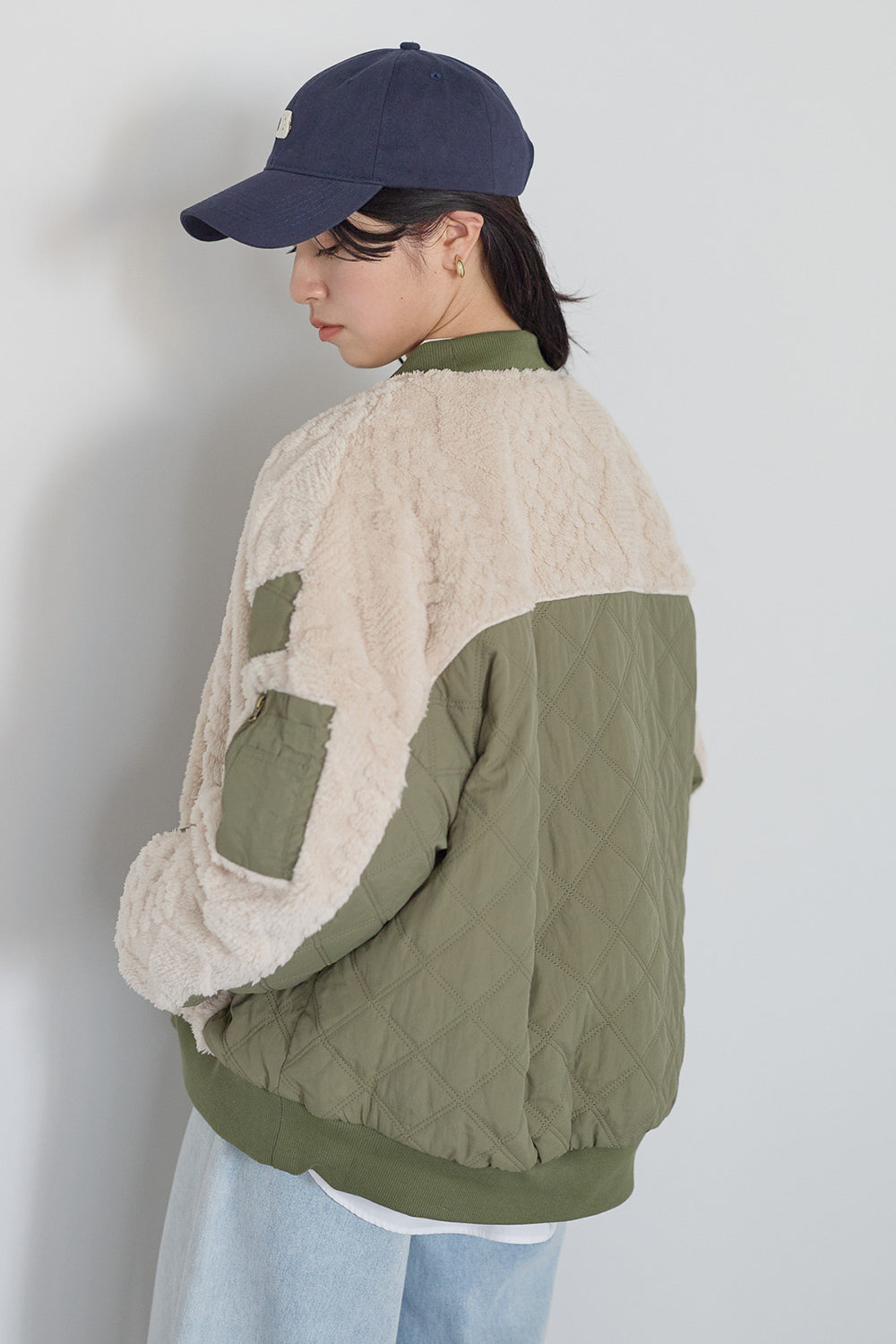 ≪SALE≫Boa & Quilted MA1 Blouson
