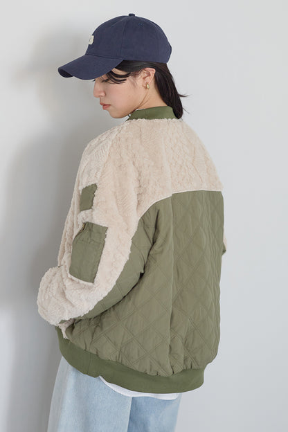 ≪SALE≫Boa & Quilted MA1 Blouson