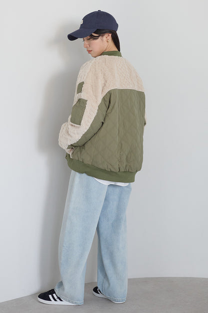≪SALE≫Boa & Quilted MA1 Blouson