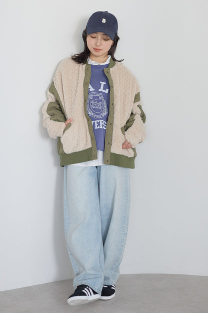≪SALE≫Boa & Quilted MA1 Blouson