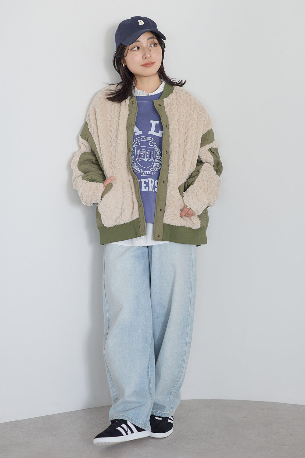 ≪SALE≫Boa & Quilted MA1 Blouson