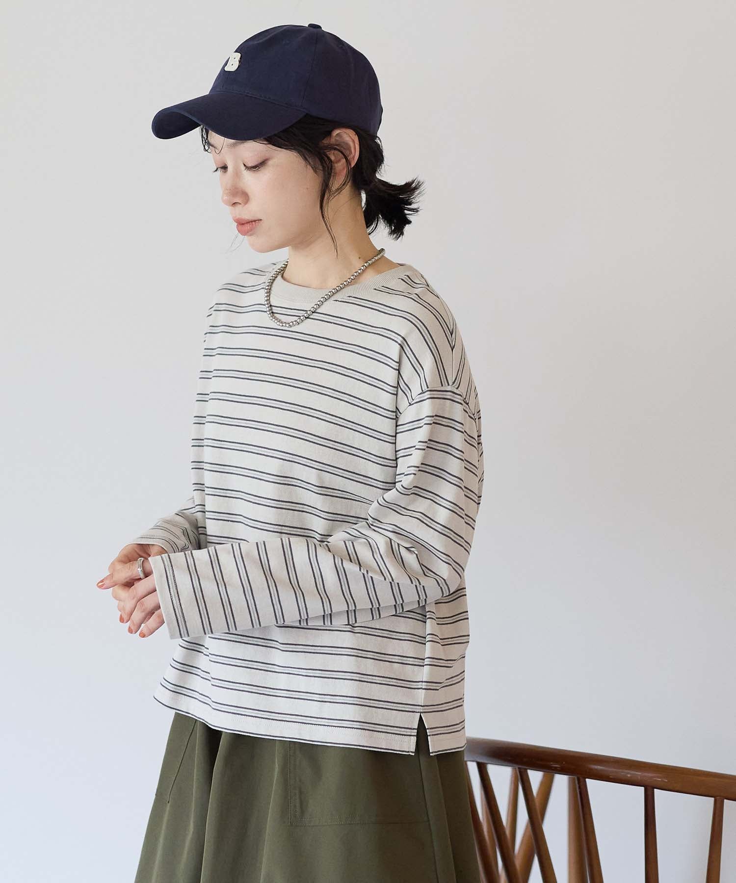ボーダーミント / 157cm / M