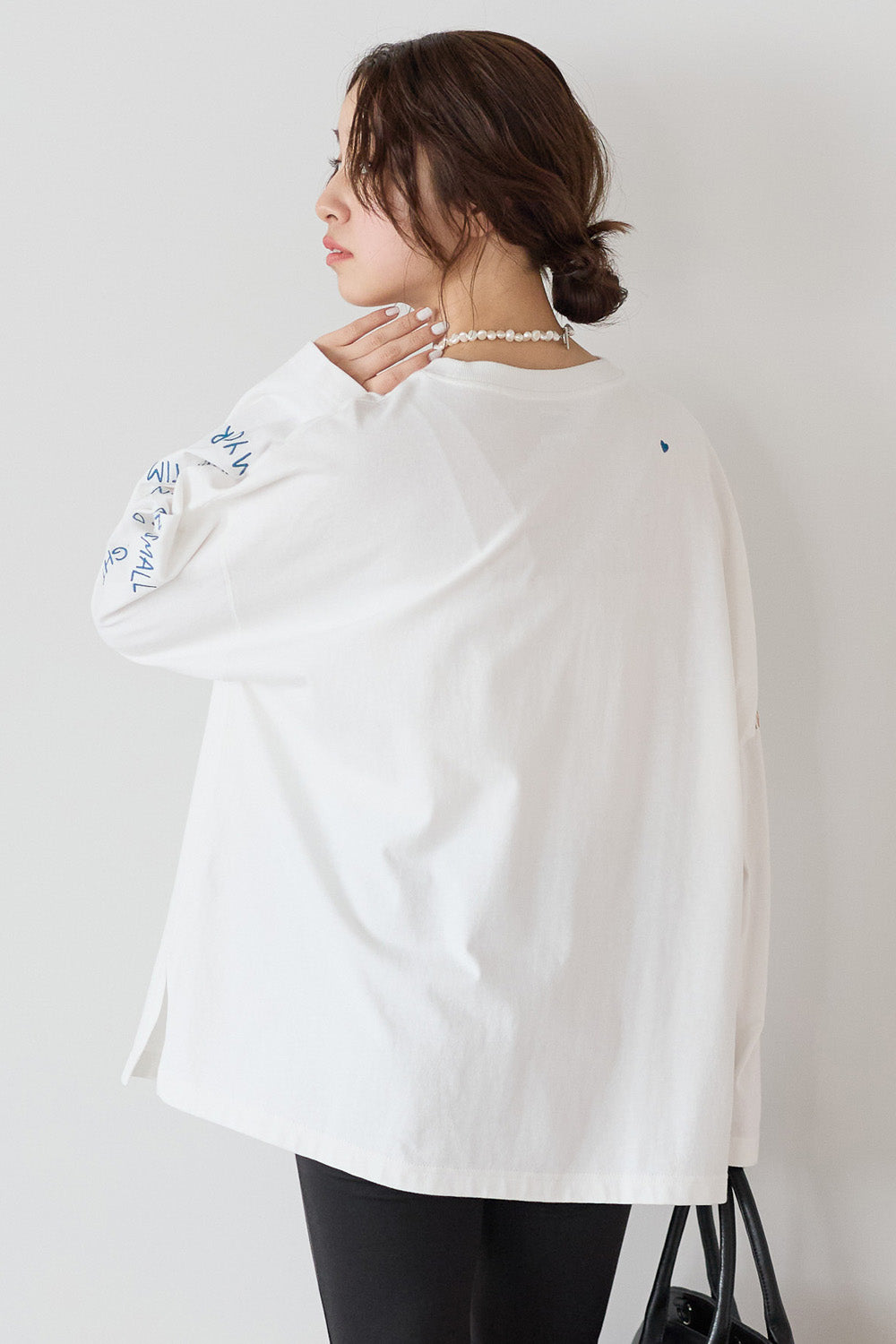≪SALE≫ Sleeve Logo Embroidered Pullover