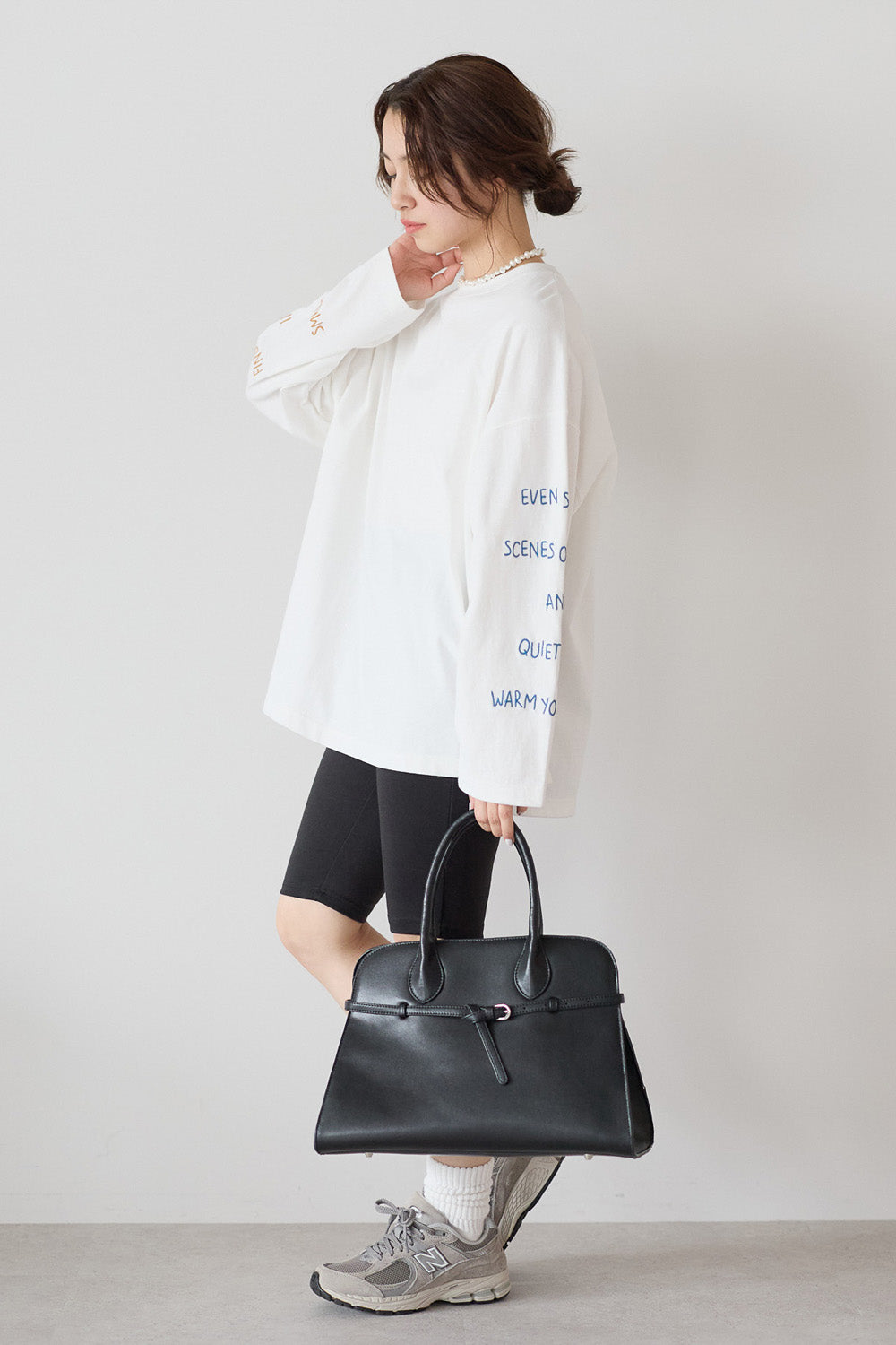 ≪SALE≫ Sleeve Logo Embroidered Pullover