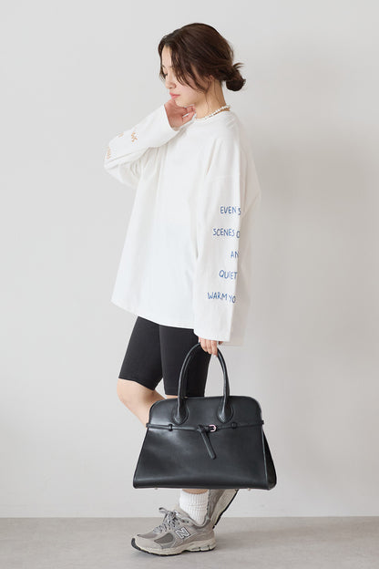 ≪SALE≫ Sleeve Logo Embroidered Pullover