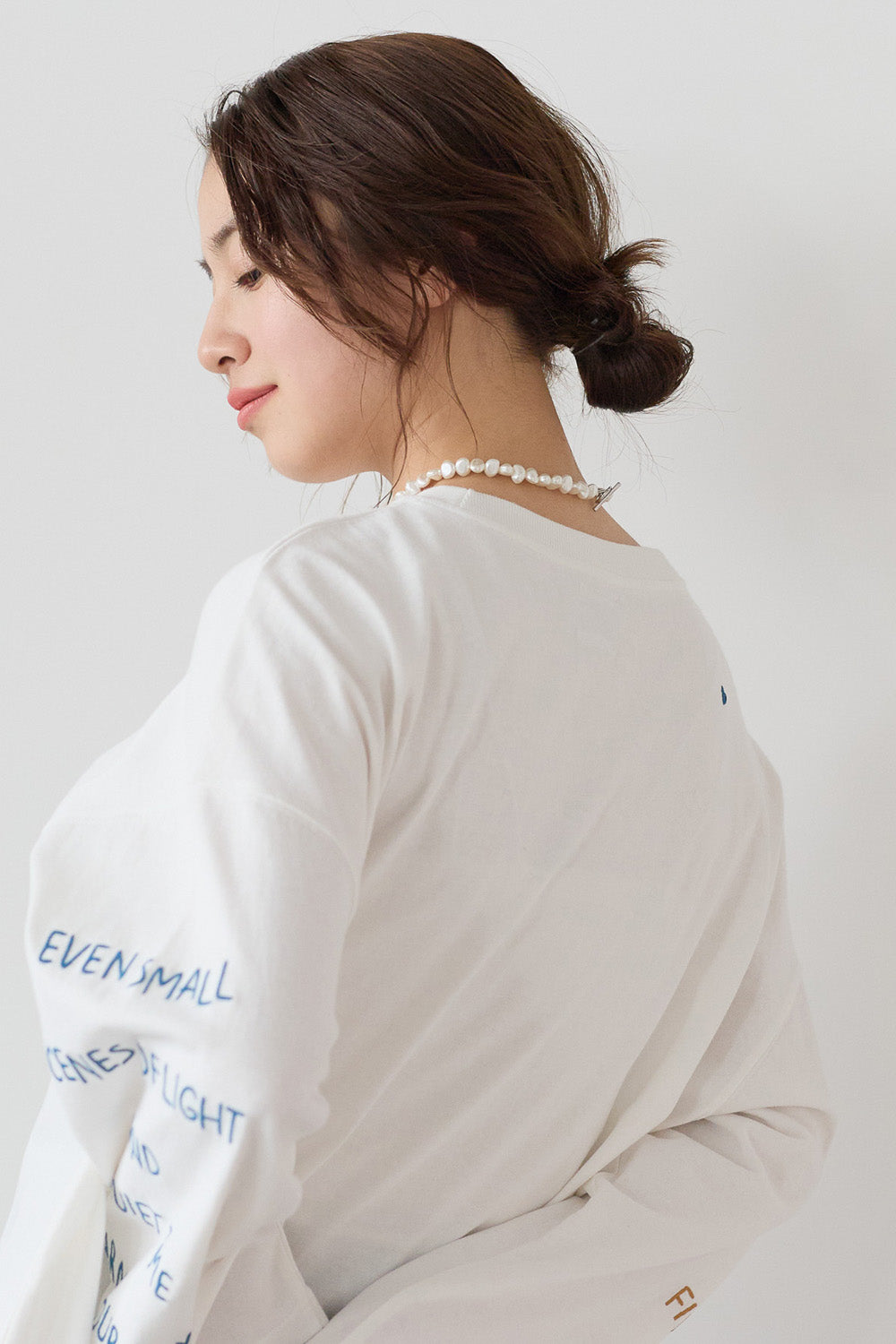 ≪SALE≫ Sleeve Logo Embroidered Pullover