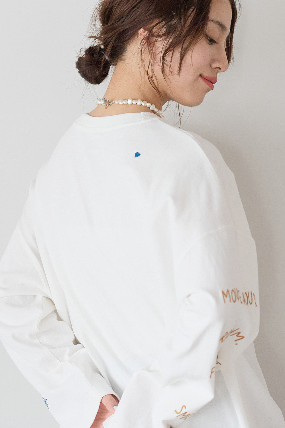 ≪SALE≫ Sleeve Logo Embroidered Pullover