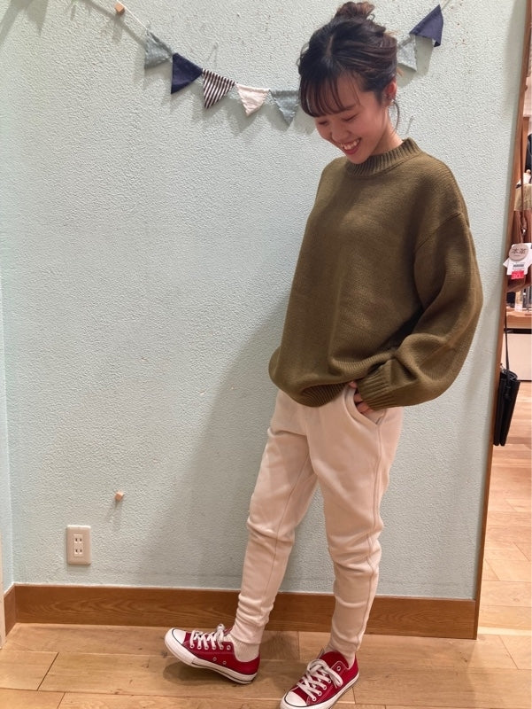 プチハイネックニットプルオーバー