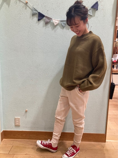 プチハイネックニットプルオーバー