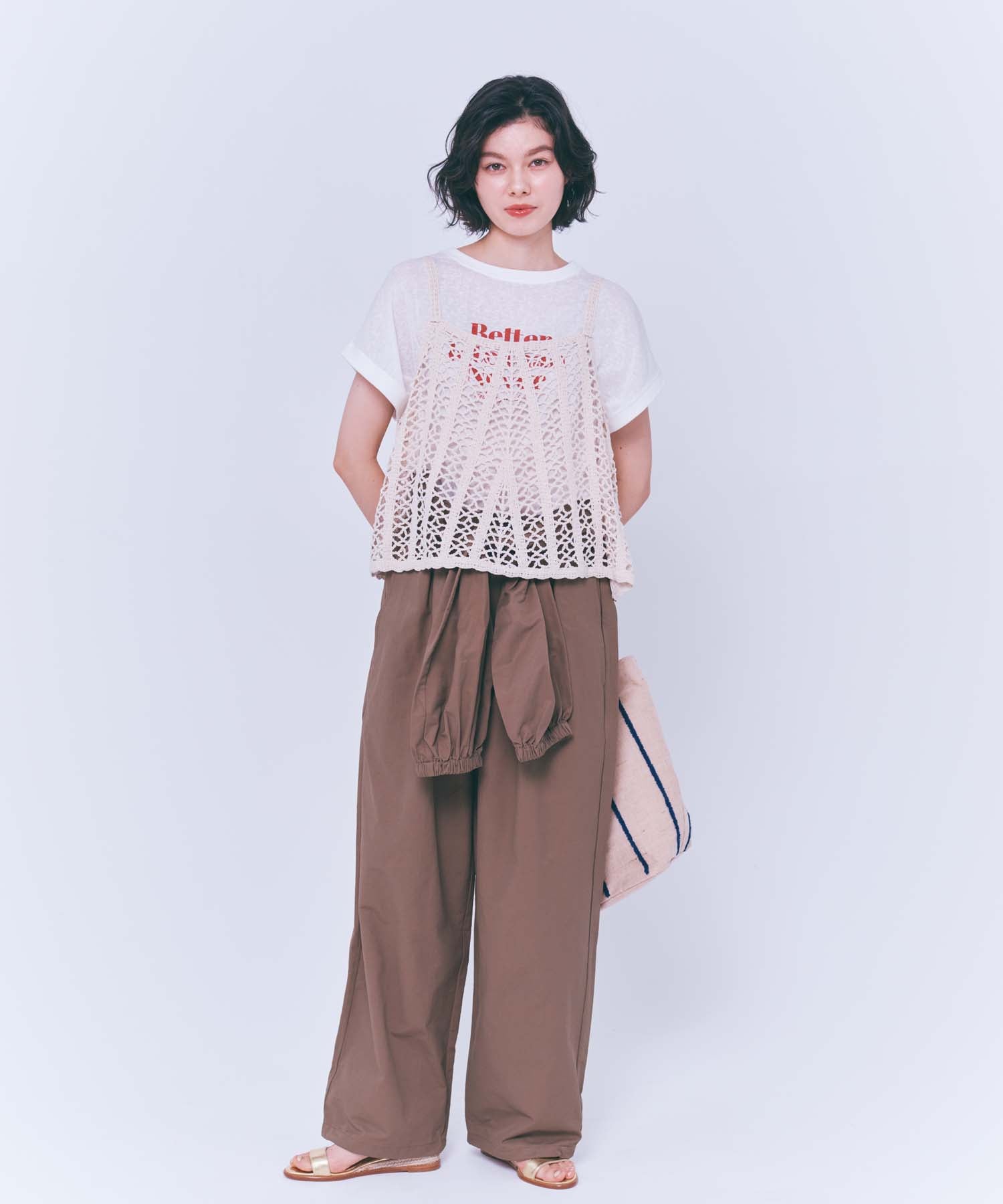 レース編みニットベスト – HEART MARKET