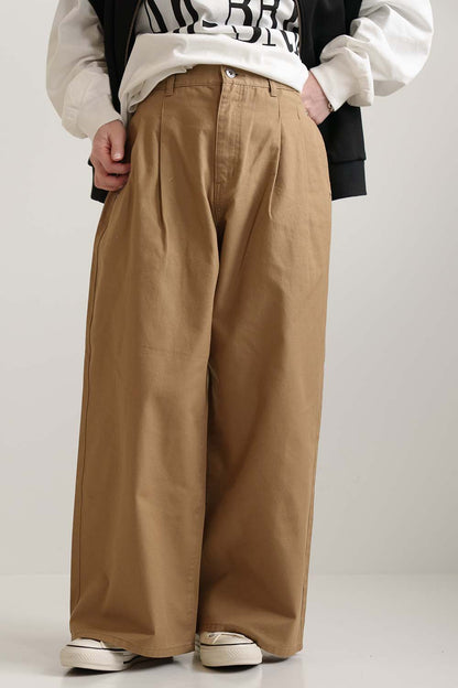 ≪SALE≫Wide Tuck Baggy Pants