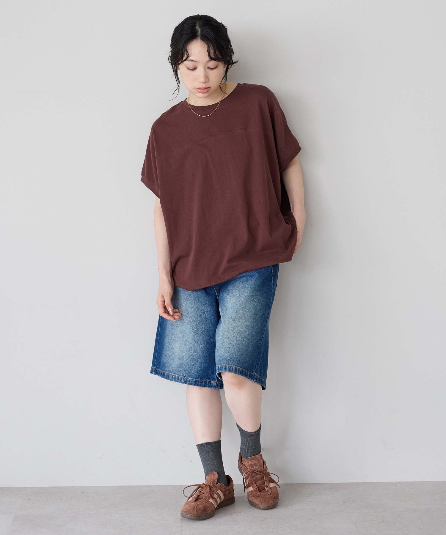 ブラウン / 157cm / FREE
