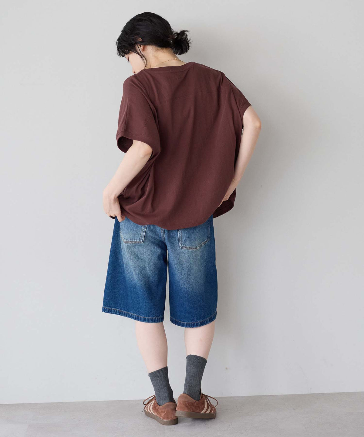 ブラウン / 157cm / FREE