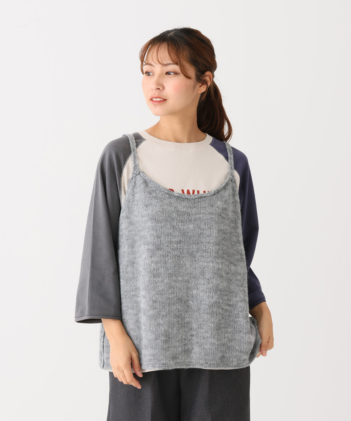 裏：グレー / 162cm / FREE