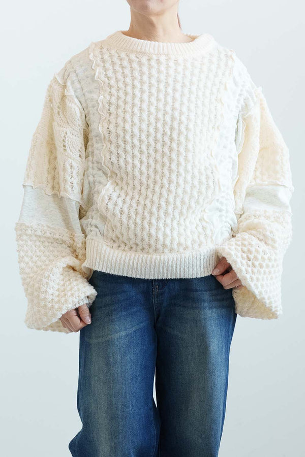 ≪SALE≫【en haut】Light and Fluffy Mellow Pullover