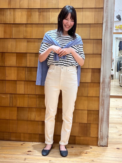 ≪OUTLET SALE≫ストレッチテーパードカラーパンツ