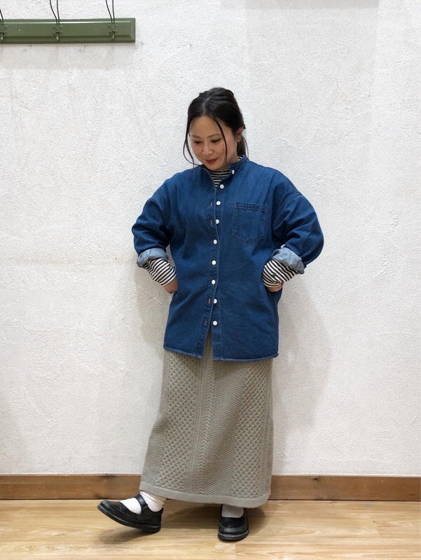 しっかりデニムBigシャツ