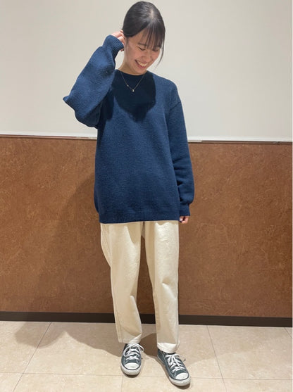 ふっくらニットプルオーバー