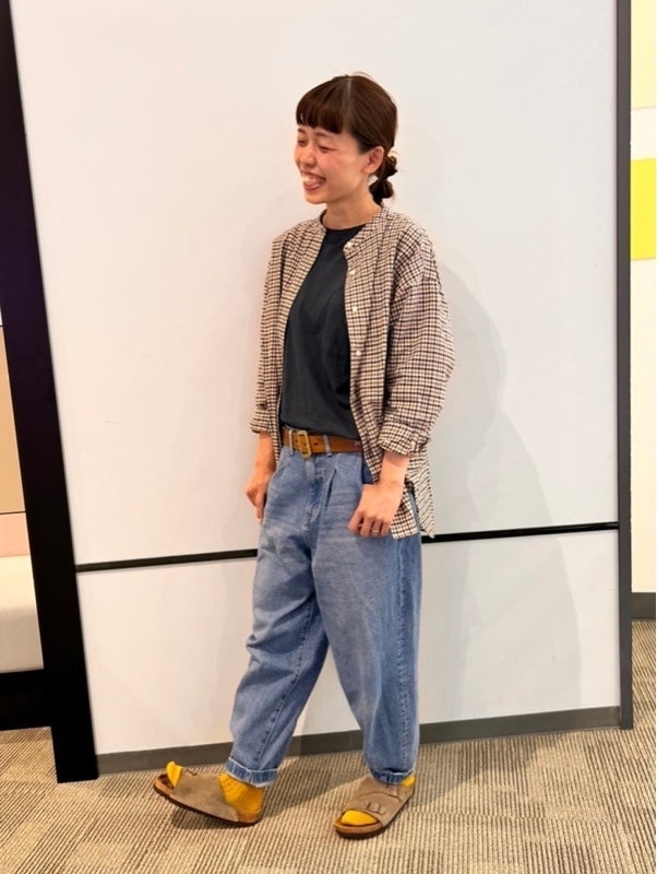 デニムカーブパンツ