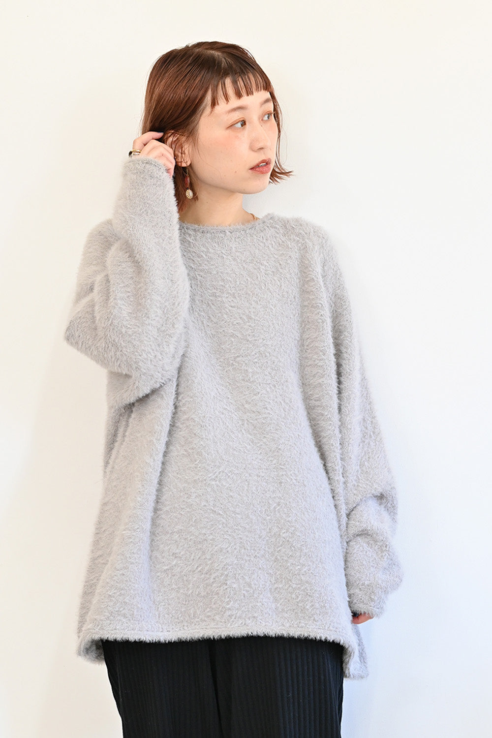 ≪SALE≫ Adult Shaggy Knit Pullover