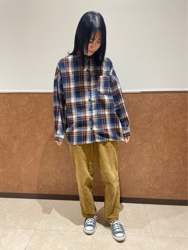 ≪SALE≫★Not Public for Autumn/Winter Sale Items★Warm Fleece Check Shirt