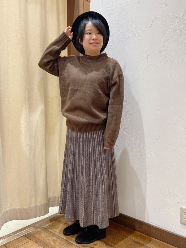 プチハイネックニットプルオーバー