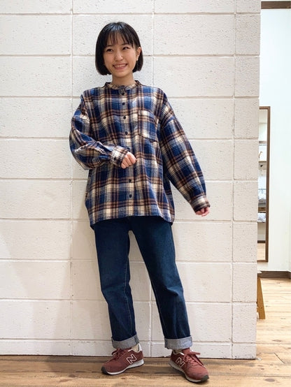 ≪SALE≫★Not Public for Autumn/Winter Sale Items★Warm Fleece Check Shirt
