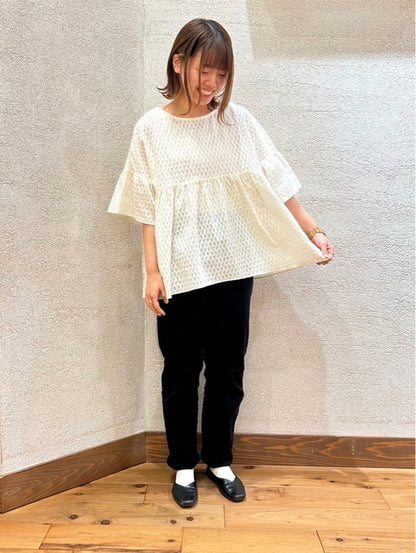 ≪OUTLET SALE≫ストレッチテーパードカラーパンツ
