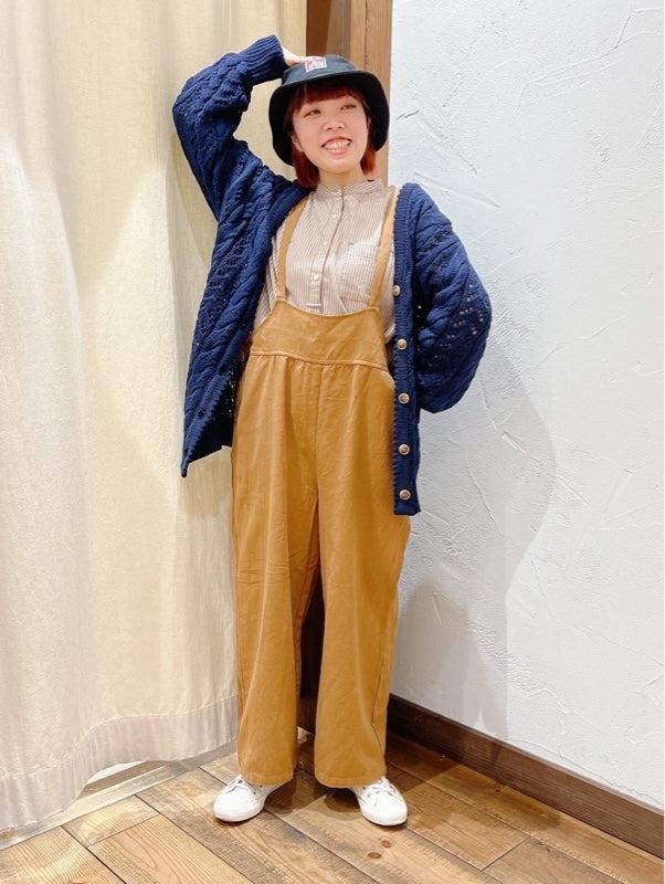 透かし編みボリュームカーディガン