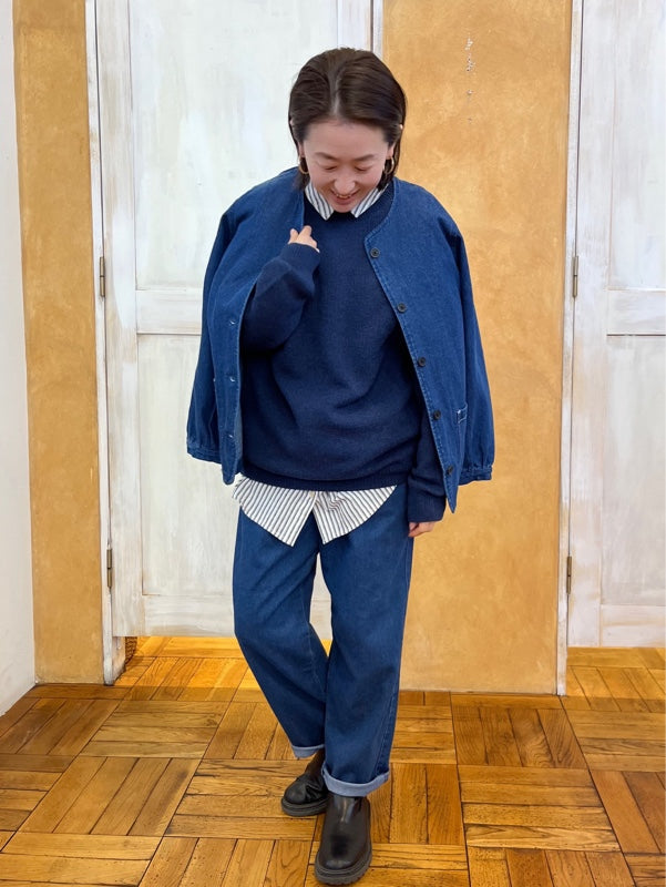 ふっくらニットプルオーバー