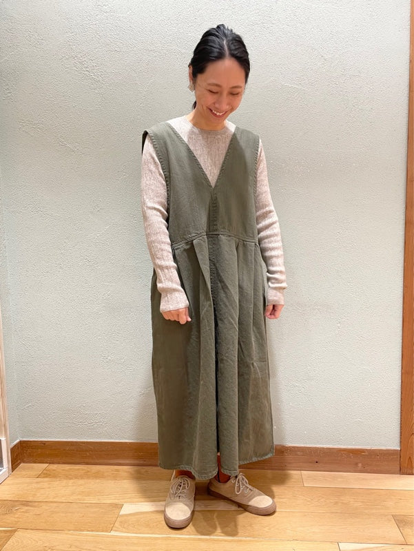 ランダムリブニットプルオーバー