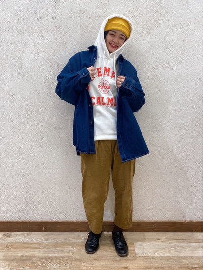 ≪SALE≫ Printed Raglan Loose Hoodie