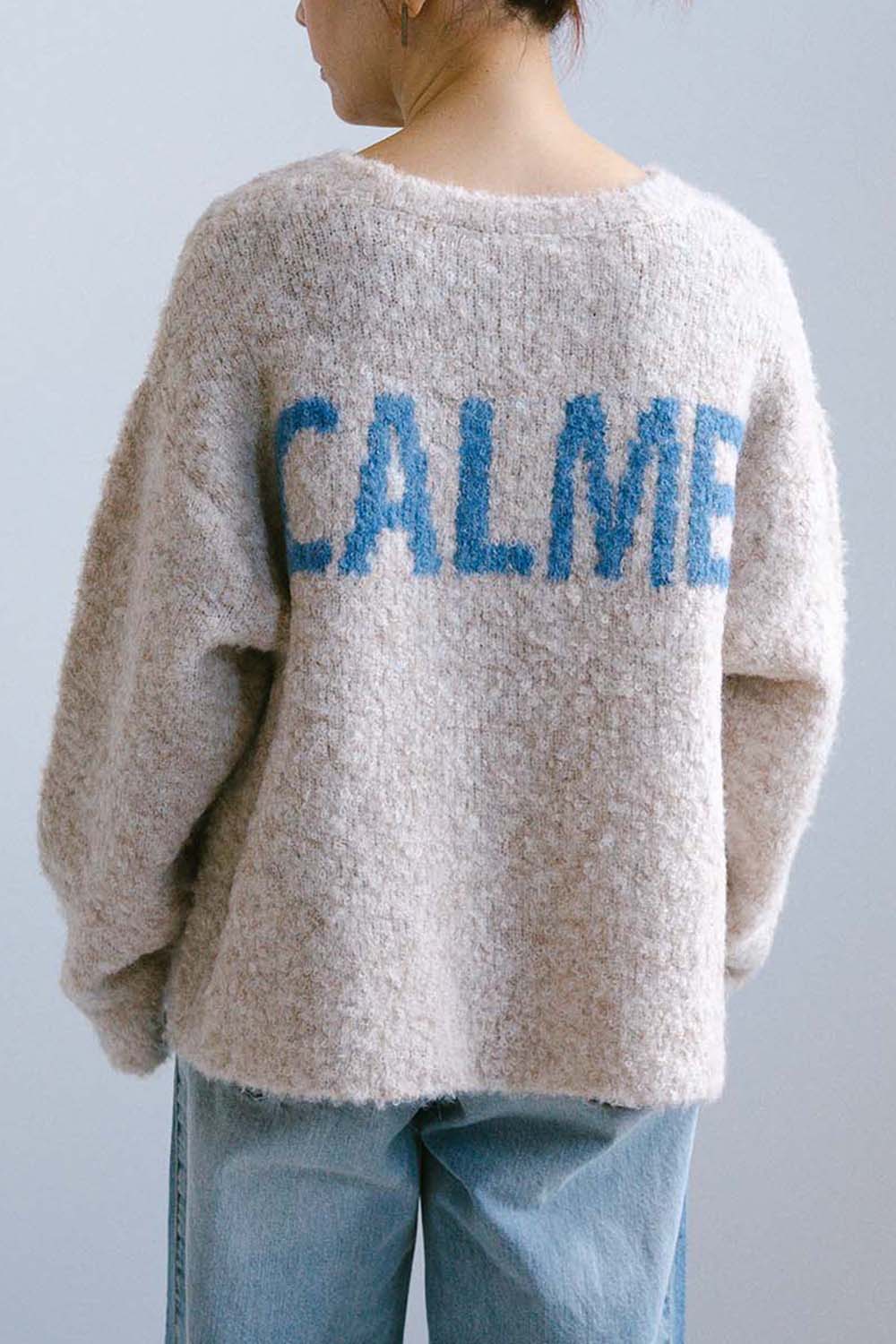 ≪SALE≫Bouclé Assorted Back Logo Pullover
