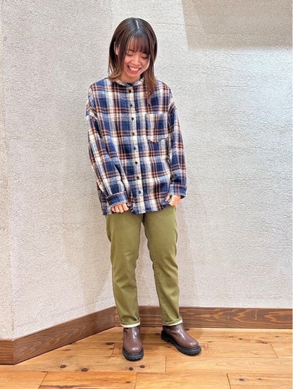 ≪SALE≫★Not Public for Autumn/Winter Sale Items★Warm Fleece Check Shirt