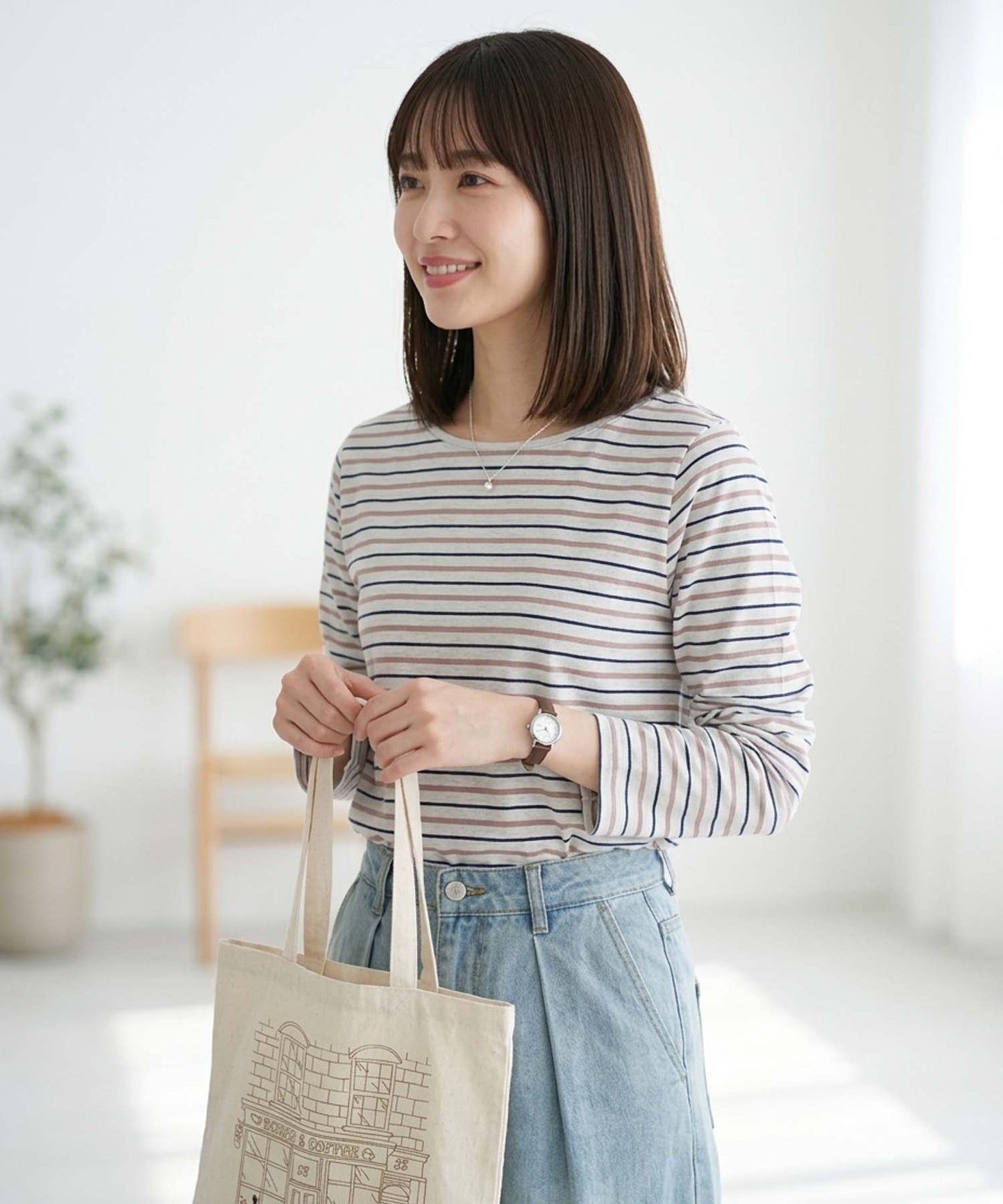 Sheer Long Sleeve T (Smiley Long Sleeve T)