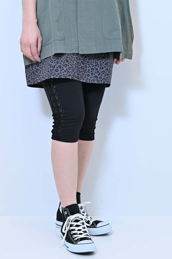 ≪SALE≫【charmmy】Side Lace Leggings
