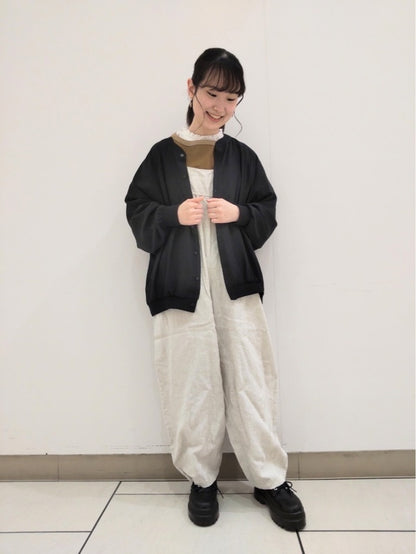 【recetee】リボンサスペンダーパンツ