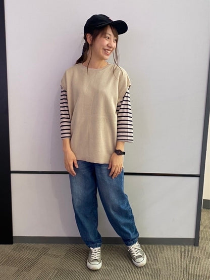 デニムカーブパンツ