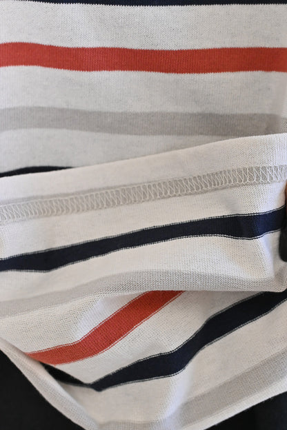 ≪SALE≫Wide Striped Long Tee