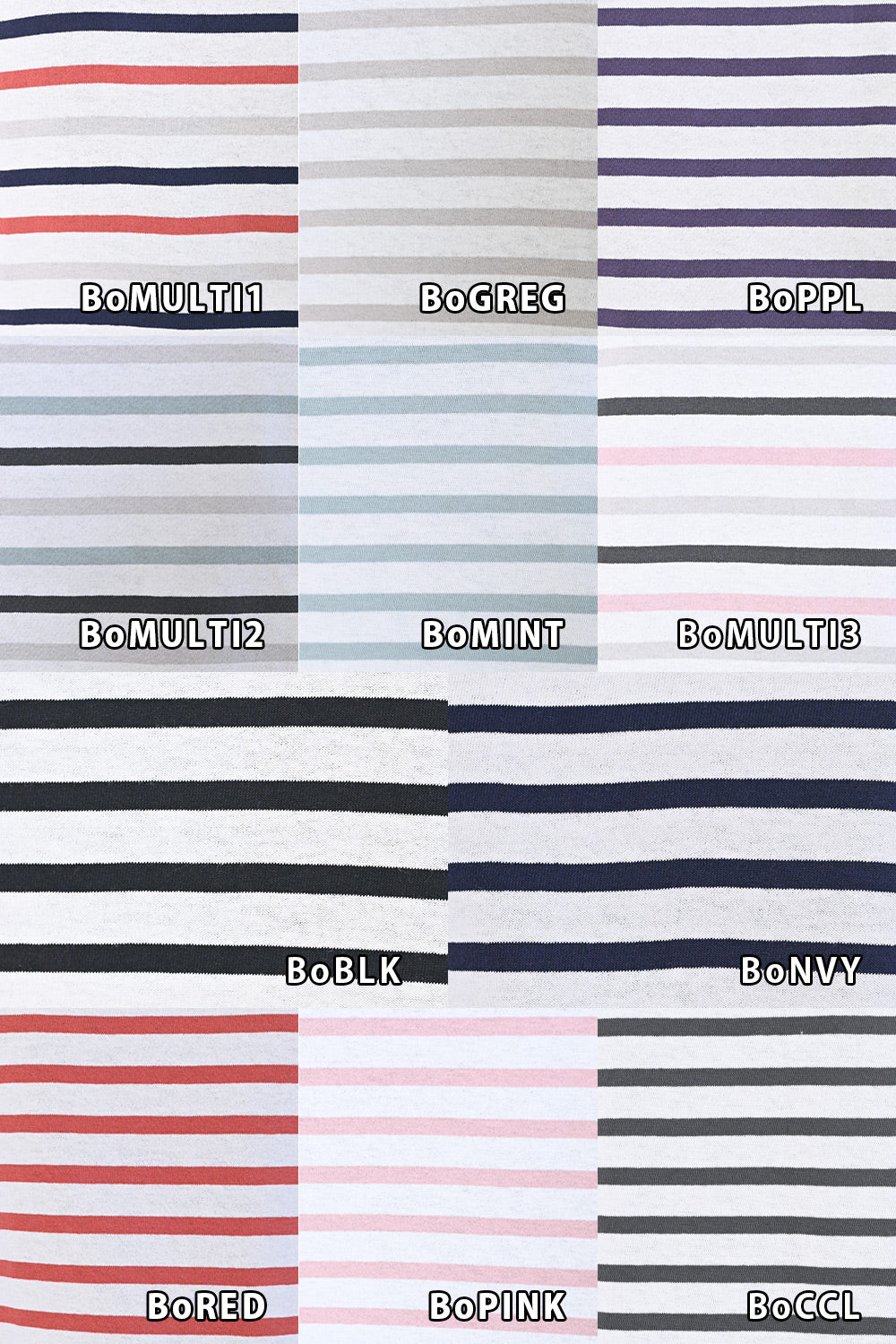 ≪SALE≫Wide Striped Long Tee