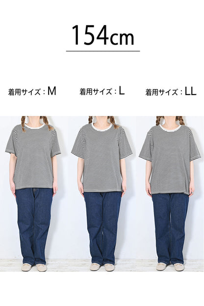さらさら半袖ボーダー