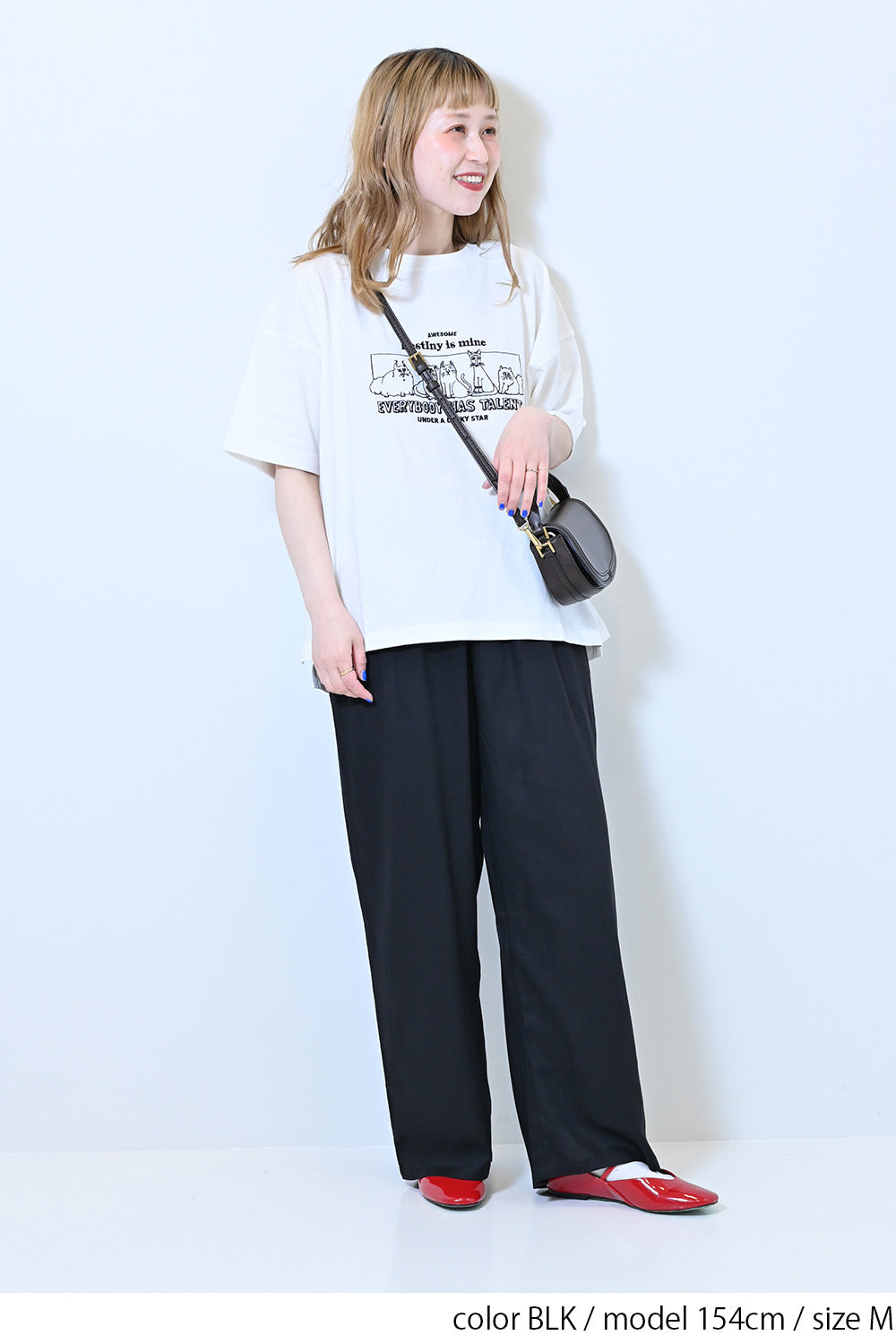 レーヨンワイドパンツ