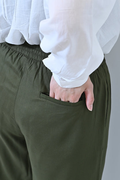 レーヨンワイドパンツ