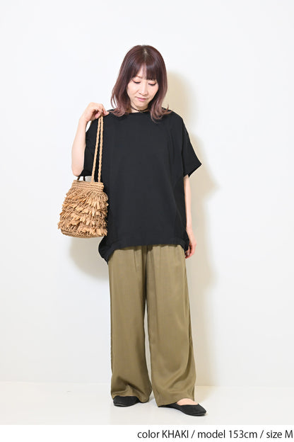 レーヨンワイドパンツ