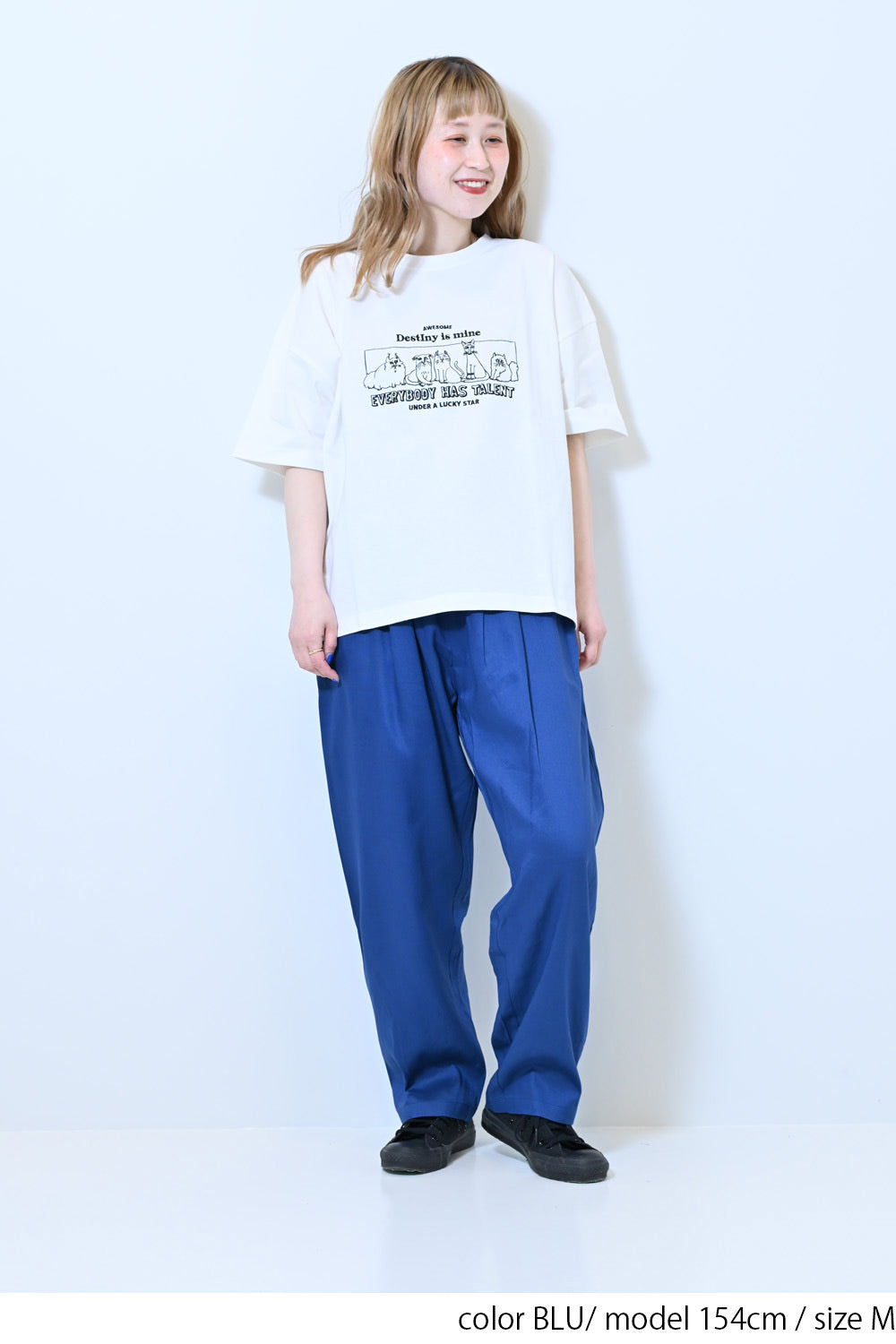 レーヨンタックテーパードパンツ