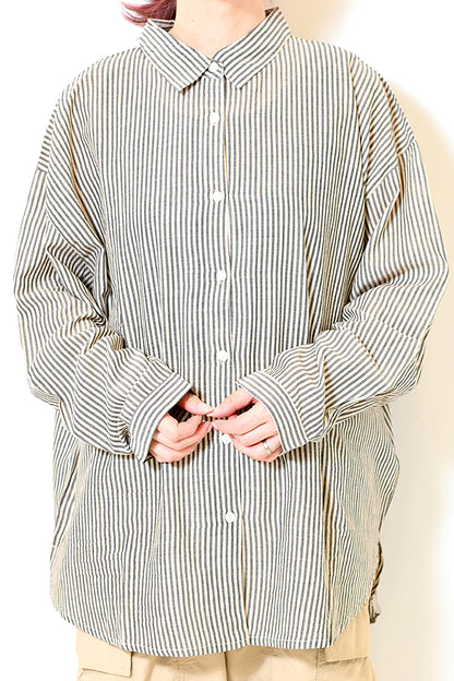ボイル長袖シャツ