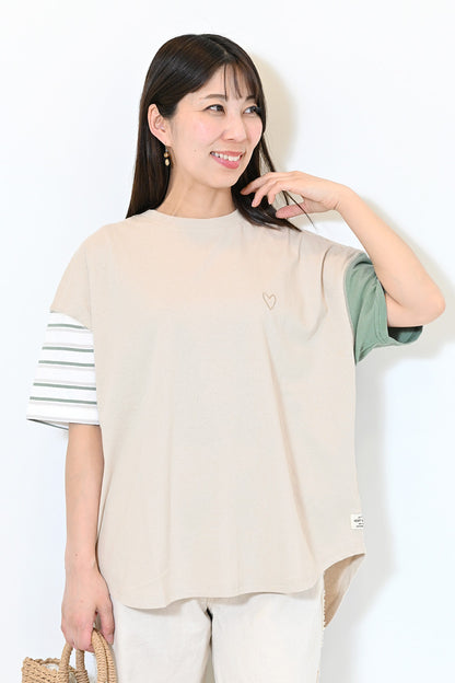 ≪SALE≫USAcotton Round Hem Tunic