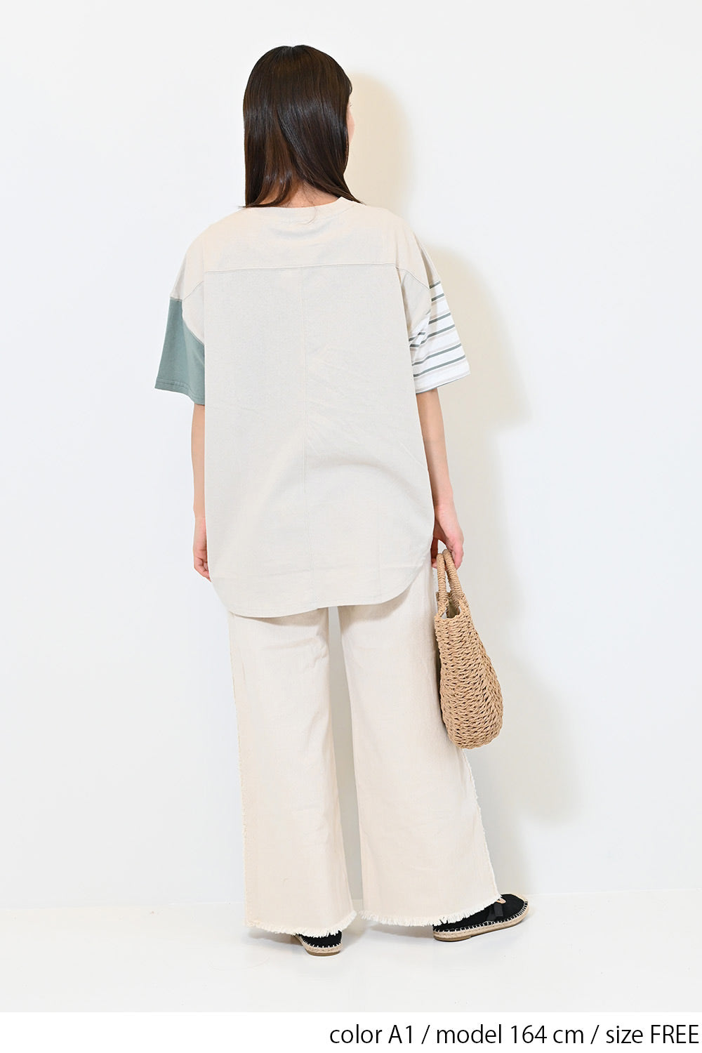 ≪SALE≫USAcotton Round Hem Tunic