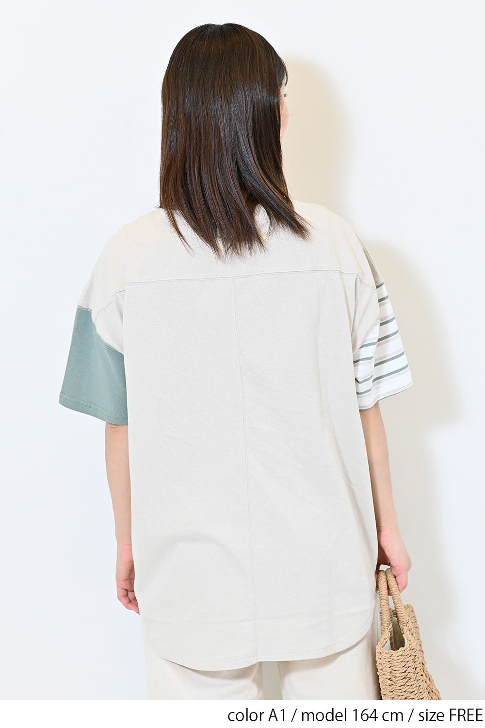 ≪SALE≫USAcotton Round Hem Tunic